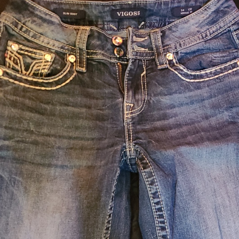 Vigoss S4 L32 heritage fit slim boot flap pocket